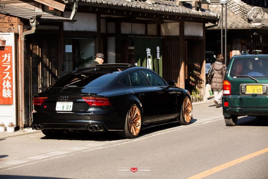 Audi RS7 Sportback on Vossen Wheels 2015 года  (фото 7 из 10)